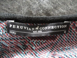 NEW PERUVIAN CONNECTION Knit Sweater Bodycon Dress Hippie Boho M