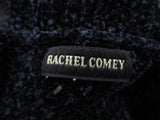 RACHEL COMEY SWEATER Mockneck Knit Sweater Mini Dress Pullover M BLACK