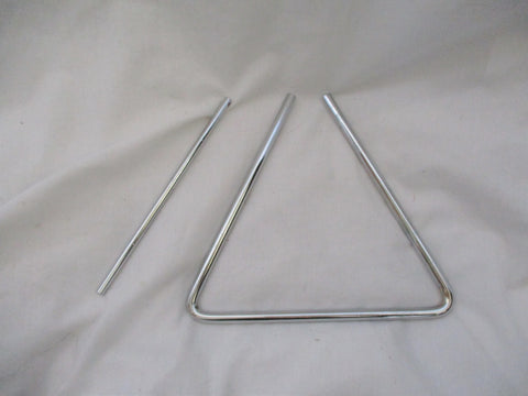 Metal Music PERCUSSION TRIANGLE w Striker Orchestra Instrument Band Play