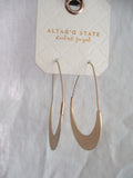 ALTAR'D STATE Gold HAMMERED HOOP Pierced Earring Jewelry ETHNIC Boho Festival