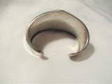 Vintage Signed TAXCO MEXICO Sterling Silver CUFF BRACELET BAND Jewelry Boho Statement