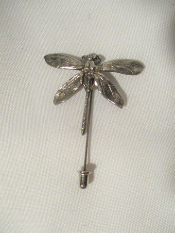 GORHAM STERLING SILVER DRAGONFLY Pin Brooch Jewelry TRANSFORMATION Boho Retro