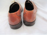 Mens COLE HAAN Leather Wingtip Oxford Leather Shoes 10.5M Derby BROWN India