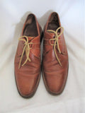 Mens COLE HAAN Leather Wingtip Oxford Leather Shoes 10.5M Derby BROWN