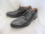 Mens CLARKS Leather Wingtip Oxford Leather Shoes 8 Derby Extreme Comfort BLACK