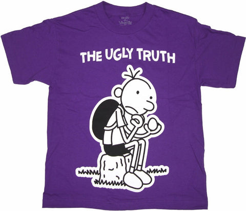 Youth Diary of A Wimpy Kid The Ugly Truth Shirt T SHIRT AQUA PURPLE S