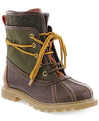 NEW Toddler TOMMY HILFIGER KIDS CHARLES DUCK HIKING Boots 12 BROWN OLIVE