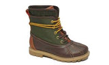 NEW Toddler TOMMY HILFIGER KIDS CHARLES DUCK HIKING Boots 12 BROWN OLIVE