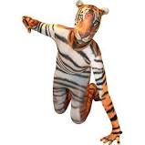 MORPHSUITS One Piece Unitard TIGER CAT JUNGLE Halloween Costume Disguise Cosplay M