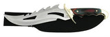 NEW FROST CUTLERY GATOR BACK IV Fixed Blade Knife w Sheath 16-948FW