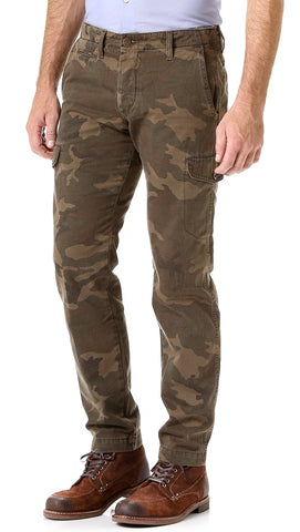 NEW MENS GROWN & SEWN USA 36 X 32 CADET CARGO CAMO Jeans Pants Fatigues