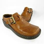 NEW Womens GELRON 2000 EARTH SHOE Leather HICKORY BROWN MOC 7.5 Clog