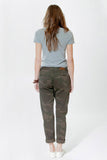 WOMENS GROWN & SEWN USA 28 X 29 INDIE BOYFRIEND PANT - CAMO Jeans Fatigues