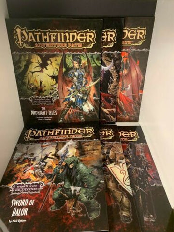 NEW Pathfinder Adventure Path WRATH OF THE RIGHTEOUS #1-6 Complete Set Books